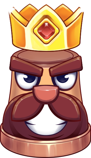 King Thimbles character — the grumpy royal king